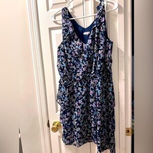 Sleeveless Floral dress size large